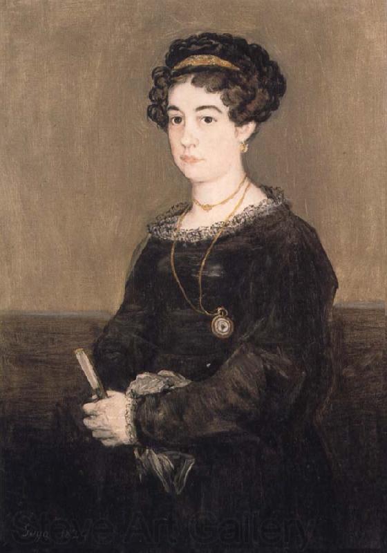 Francisco Goya Dona Maria Martinez de Puga Norge oil painting art